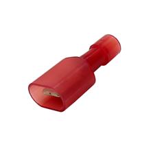 Terminal Isolado Faston Macho 6,3mm Vermelho           40166 40166