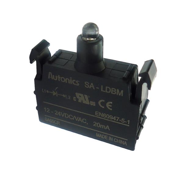 Bloco de Iluminação LED Azul Autonics SA-LDBM 38401 38401