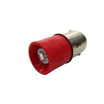 Lâmpada Led 24,0V BA15D Vermelha 41926 41926