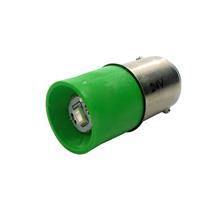 Lâmpada Led 24,0V BA15D Verde 41928 41928 