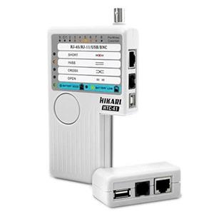 Testador Remoto de Cabos RJ45/RJ11/USB/BNC Hikari HTC-41 41944 41944