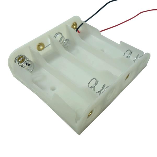 Suporte para 4 Pilhas Pequenas Branco 42192 42192