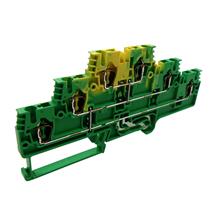 Conector Terra de Passagem Triplo Conexão por Mola Wieland WKFN 2,5 E3/SL/35 56.703.8855.0 42197 42197 