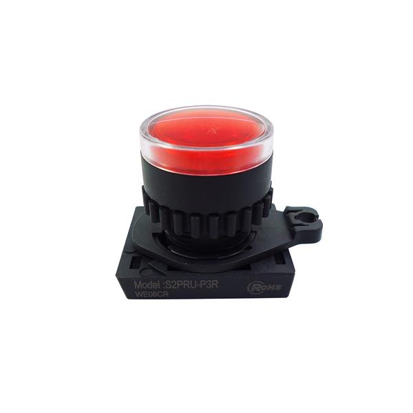 Frontal de Comando Pulsante Iluminado Autonics S2PRU-P3R 42309 42309