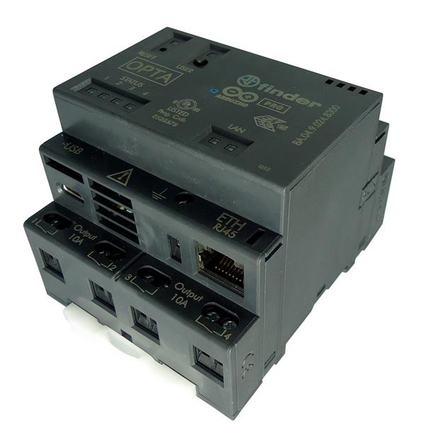 Controlador Lógico Programável CLP OPTA LITE 12/24VCC Finder 8A.04.9.024.8300 42326 42326