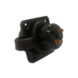 Conector Base Quadrada Macho 2 Vias M16 CQV43-PT (2-4) 42335 42335 