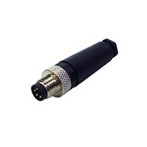 Conector para Sensor 180° 4 Pinos Tecnotron CDL08M/4S-0A 42515 42515 