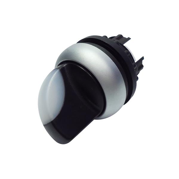 Frontal Chave Seletora Iluminada 3 Posições com Retorno Branco Eaton M22-WLK3-W 216833 42566