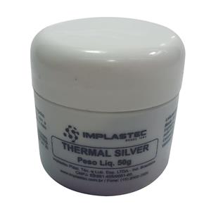 Pasta Térmica com Prata Pote 50 gramas Implastec IPT-Thermal Silver  42661