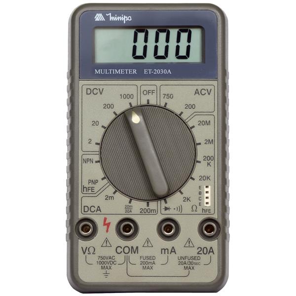 Multímetro Digital Minipa ET-2030A 15704 15704