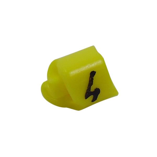 Marcador de Cabos N° 4 até 6,0mm MHG 2/5 Hellermann 516-90662 Cartela com 100 Unidades 42679