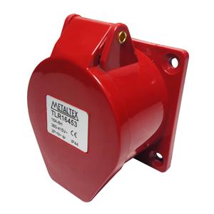 Tomada de Embutir Reta Industrial Metaltex TLR-16453 42711 