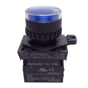 Botão de Comando Pulsante Iluminado Autonics S2PR-P3BALM 42719
