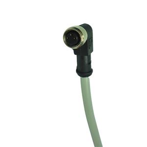 Cabo Conector para Sensor 90° 3 Pinos 10mts Tecnotron CT08F/3S-C10.C1 42788