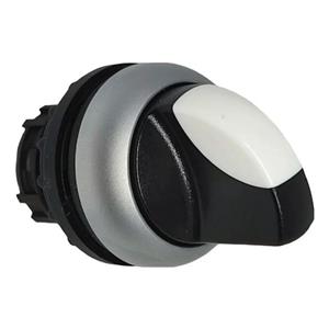 Frontal Chave Seletora 2 Posições Fixas Preto/Branco Eaton M22-WRK 216867 42789 