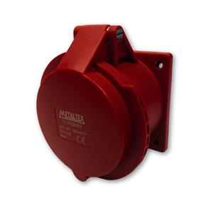 Tomada de Embutir Reta Industrial Metaltex TL3R-32453 42816 