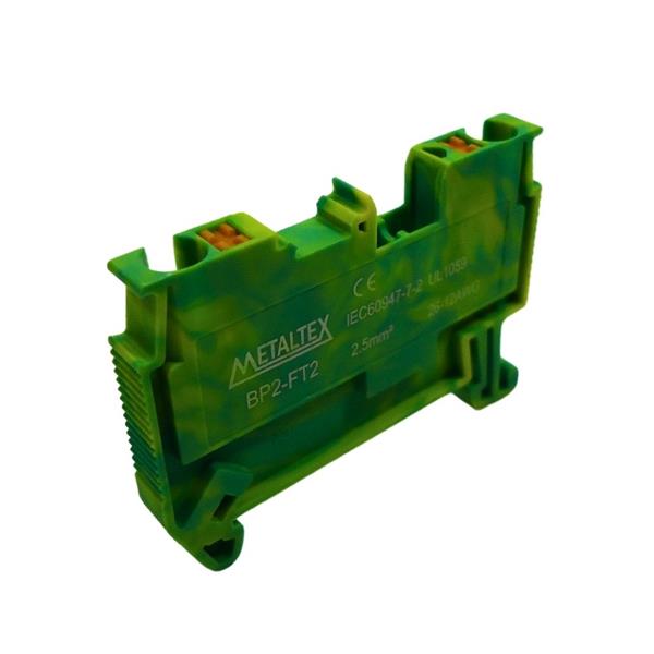 Conector Terra de Passagem Conexão Push-in Metaltex BP2-FT2 42947 42947