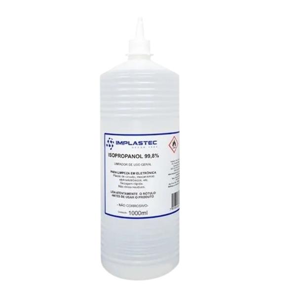 Álcool Isopropílico 99,8% Implastec Fraco com Aplicador de 1000ml 43022 43022