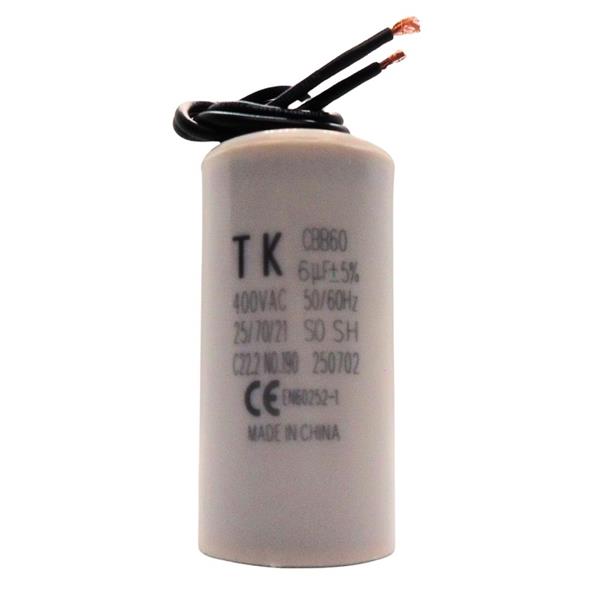 Capacitor Partida de Motor CBB60 6MF x 400V 43088 43088