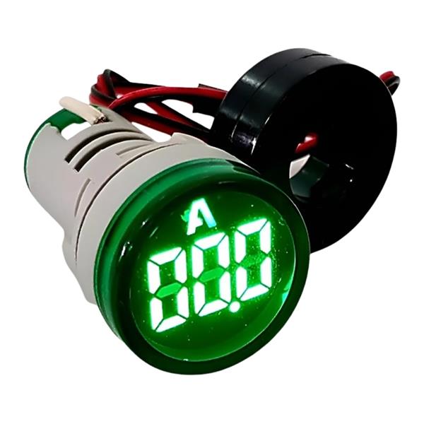 Amperímetro Digital 22mm Metaltex IDR20A-G 43147