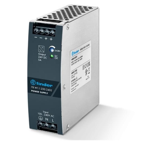 Fonte Chaveada 120W 24V Finder 78.W1.1.230.2402 43155