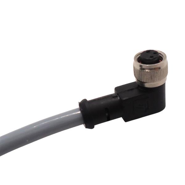 Cabo Conector para Sensor 90° 3 Pinos 5mts Tecnotron CT08F/3S-C05.C2 43209 43209