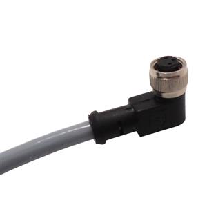 Cabo Conector para Sensor 90° 3 Pinos 5mts Tecnotron CT08F/3S-C05.C2 43209 43209 