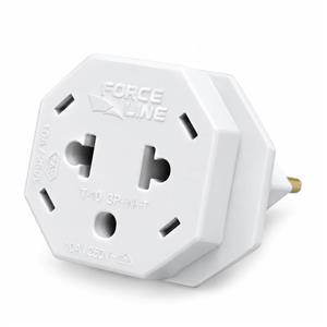 Adaptador Fêmea 2P+T para Novo Padrão Force Line 4313 43278 43278 