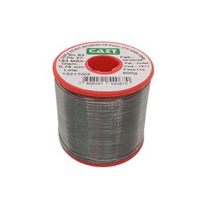 Solda em Fio 63x37 183 MSX 0,75mm Cast Laranja 43283 43283 