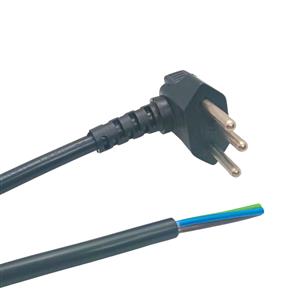 Cabo de Força 3 Pinos 3X0,75 mm² 2,0 mts PP 90°  43324 
