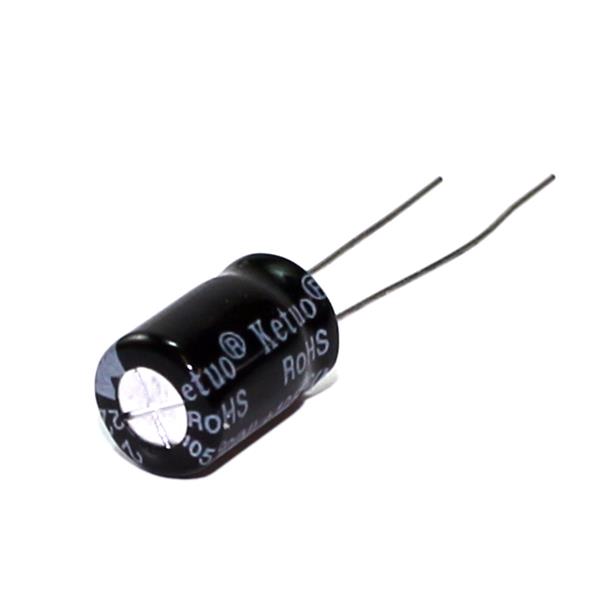 Capacitor Eletrolítico Radial 220MF x 25V 19102 19102