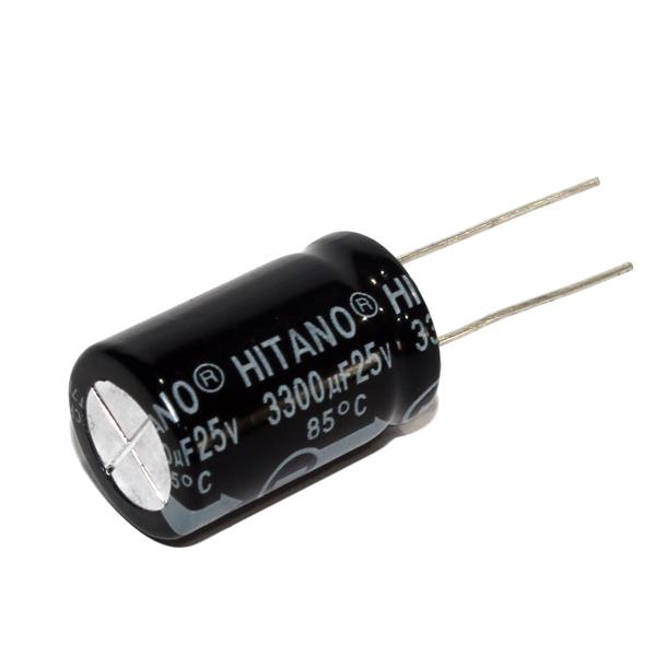 Capacitor Eletrolítico Radial 3300MF x 25V 19106 19106
