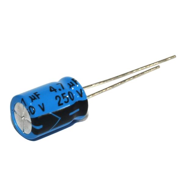 Capacitor Eletrolítico Radial 4,7MF x 250V 19152 19152