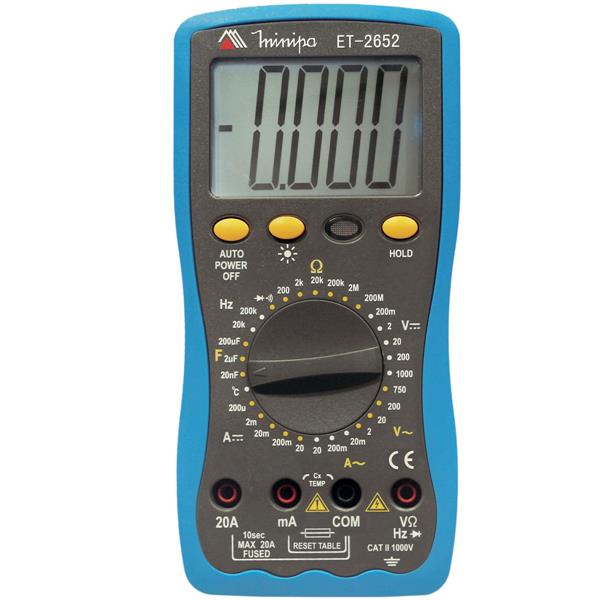 Multímetro Digital Minipa ET-2652 15824 15824