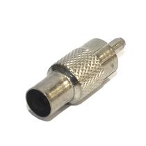 Plug RCA Macho Metálico para Crimpar 2636 2636 