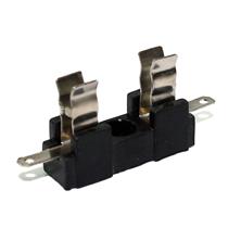 Porta Fusível Horizontal com Terminais Axiais Preto Joto 1705 4296 4296 