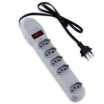 Filtro de Linha 5 Tomadas Bivolt 10A Cinza Force Line 5000 19409 19409 