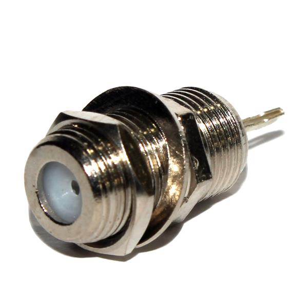 Conector F Fêmea para Painel com Rosca 4475 4475
