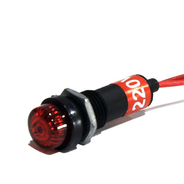 Sinaleiro Miniatura com Rabicho 220V Vermelho LP-11C 20474 20474