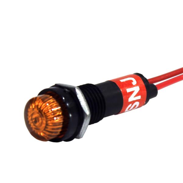 Sinaleiro Miniatura com Rabicho 220V Âmbar LP-11C 20475 20475