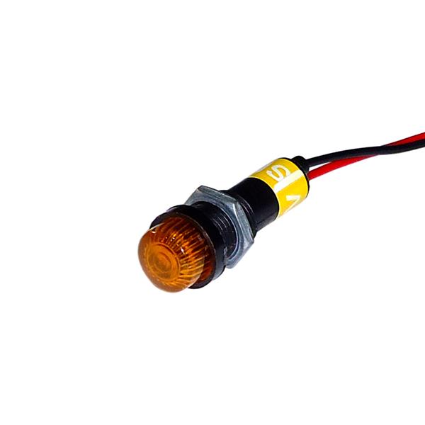 Sinaleiro Miniatura com Rabicho 24V Ambar LP-11C 20485 20485