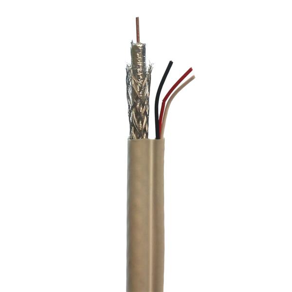 Cabo Coaxial Branco RG 59/67% + Tripolar  21649 21649