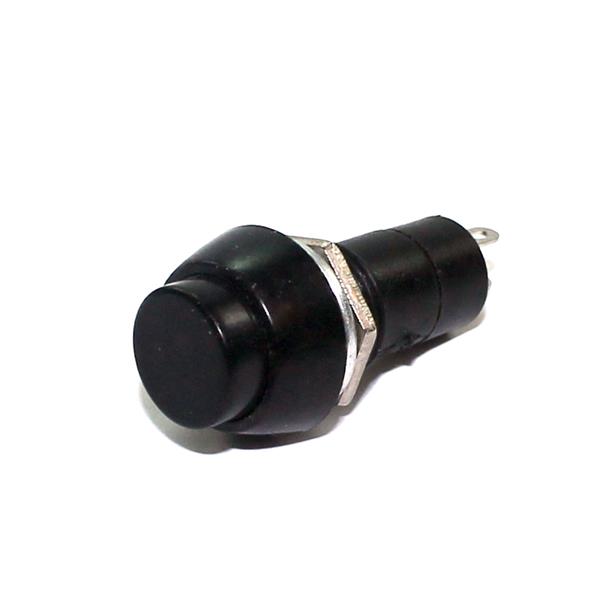 Interruptor Push Button Preto com Retenção PBS-11A  19559 19559