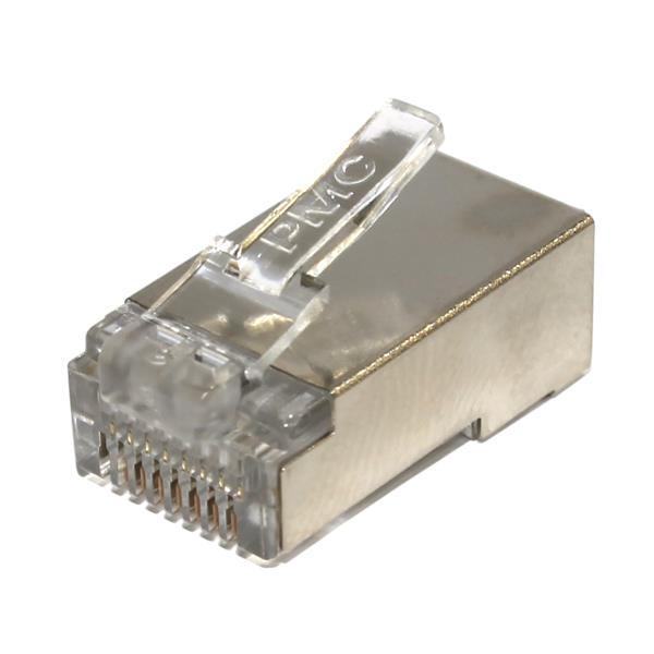 Conector Blindado 8X8 RJ45 Macho Metaltex TM88-BL 1209 1209