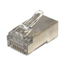Conector Blindado 8X8 RJ45 Macho Metaltex TM88-BL 1209 1209