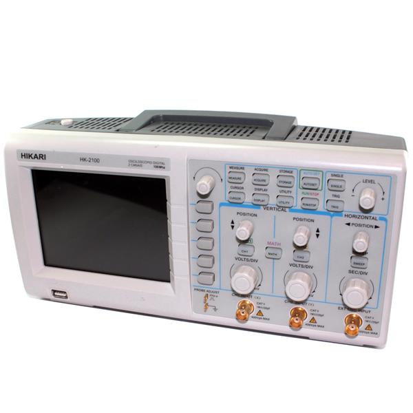 Osciloscopio Digital Colorido 100Mhz Hikari HK-2100 15580 15580