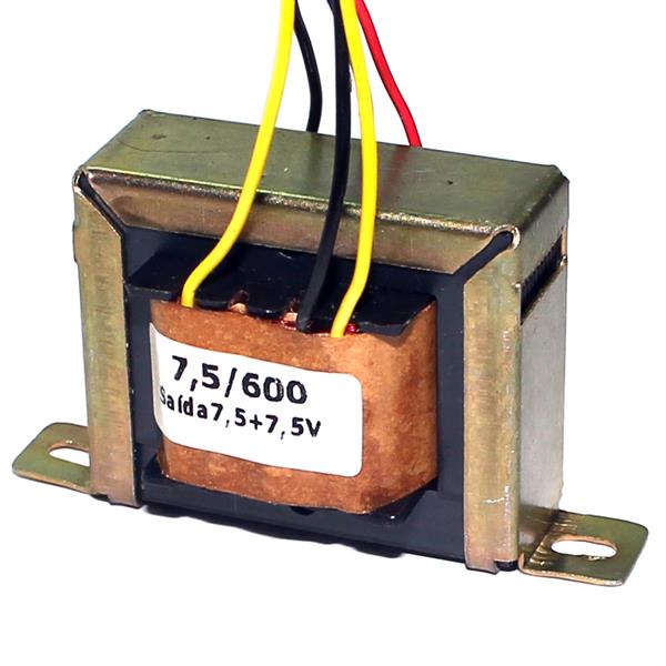 Transformador E-110/220V Hayama Série 600 2 X 7,5V 14158 14158