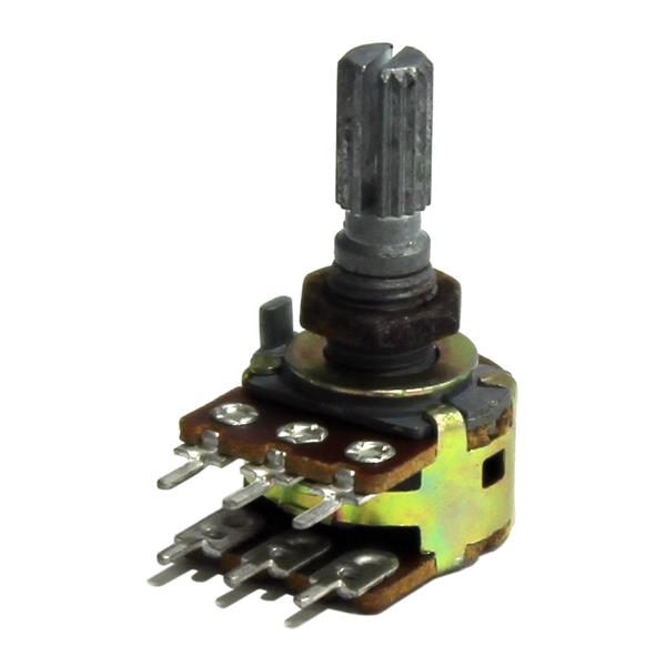 Potenciômetro de Carvão Duplo sem Chave 16mm RV16G-A 10K 20225 20225