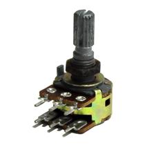 Potenciômetro de Carvão Duplo sem Chave 16mm RV16G-A 10K 20225 20225 