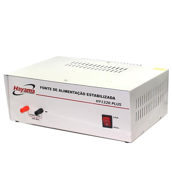 Conversor Estabilizado 13,8V 20,0A Hayama HY 1320 PLUS  14167 14167